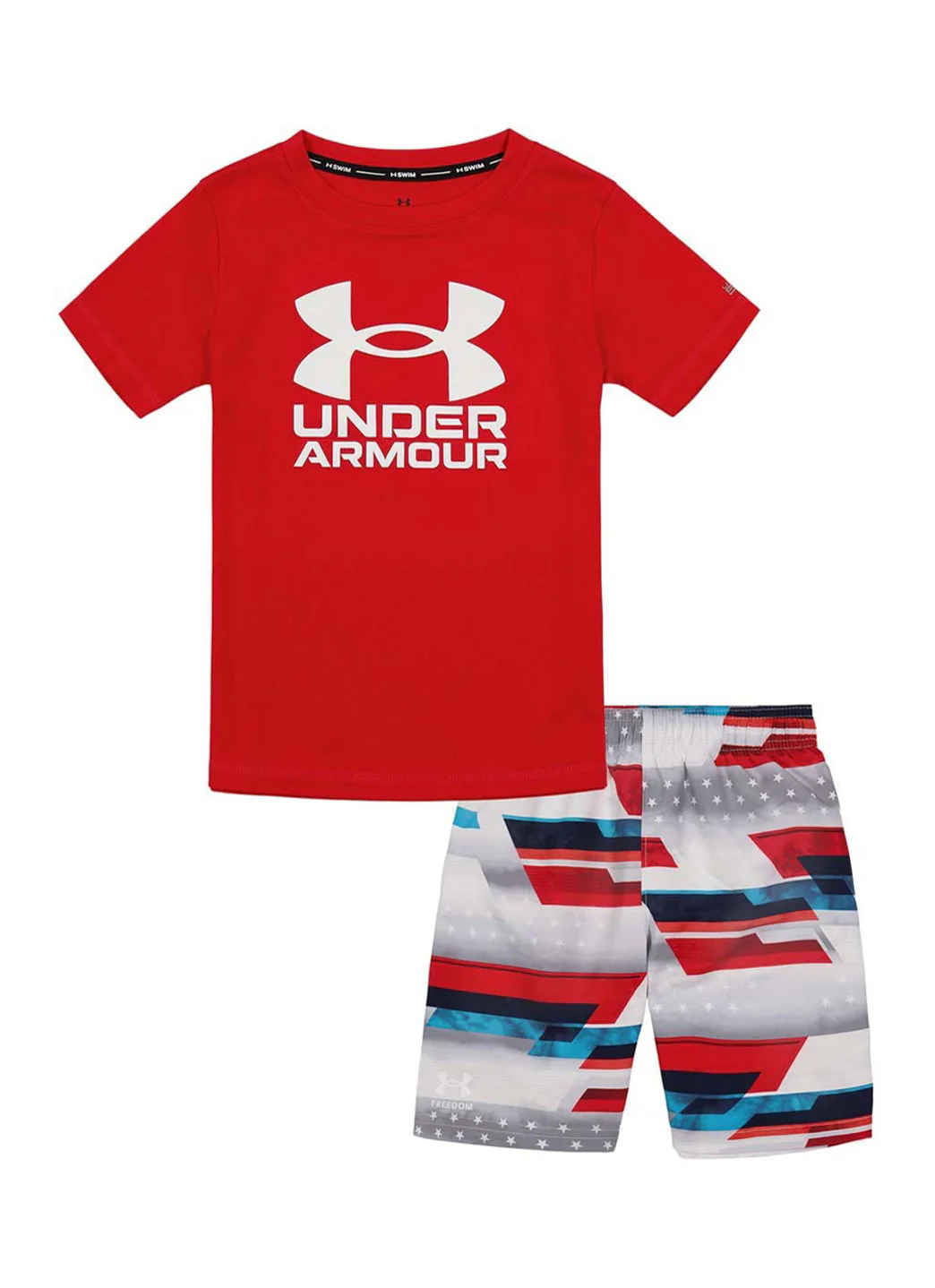 Under Armour Boys' UA Stars & Stripes Swim Set (Baby) - Image 3