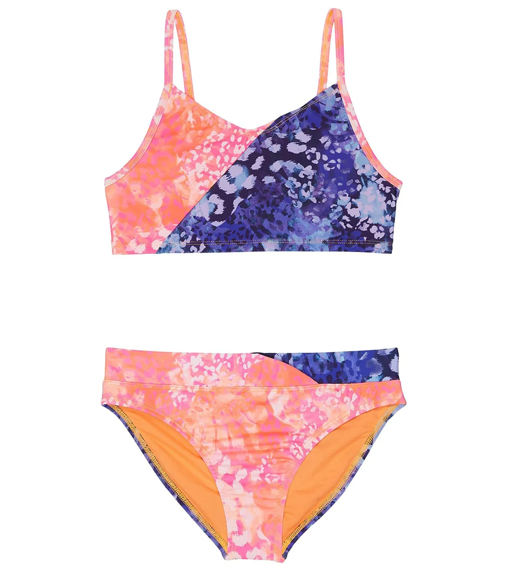 Under Armour Girls' UA Animal Tropic Two Piece Bikini Set (Little Kid) - Image 5