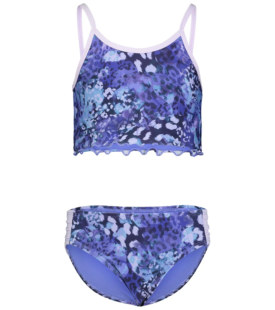 Under Armour Girls' UA Animal Tropic Two Piece Midkini Set (Big Kid) - Image 4