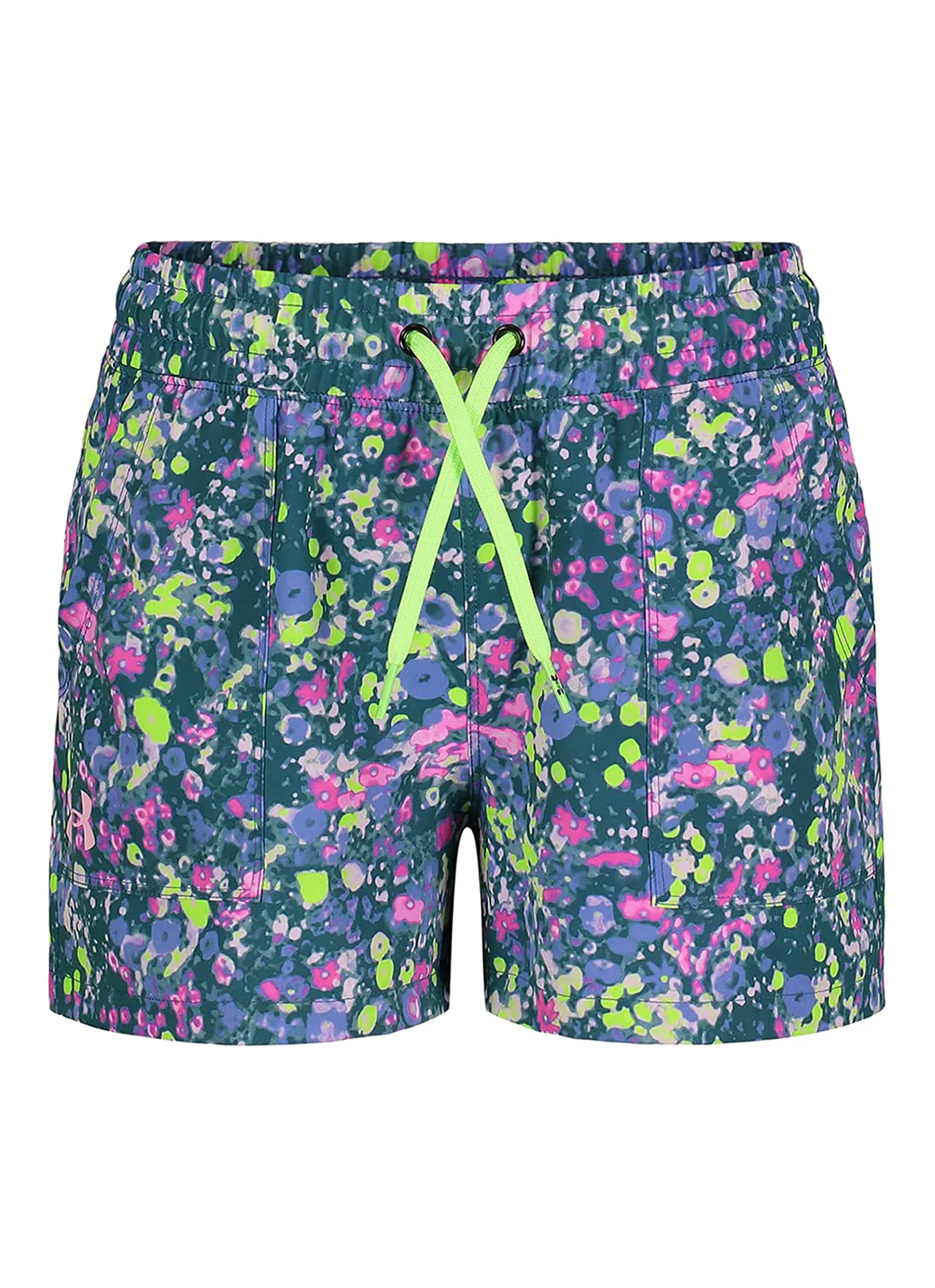 Under Armour Girls' UA Base Micro Meadow UPF Shorts (Big Kid) - Image 4