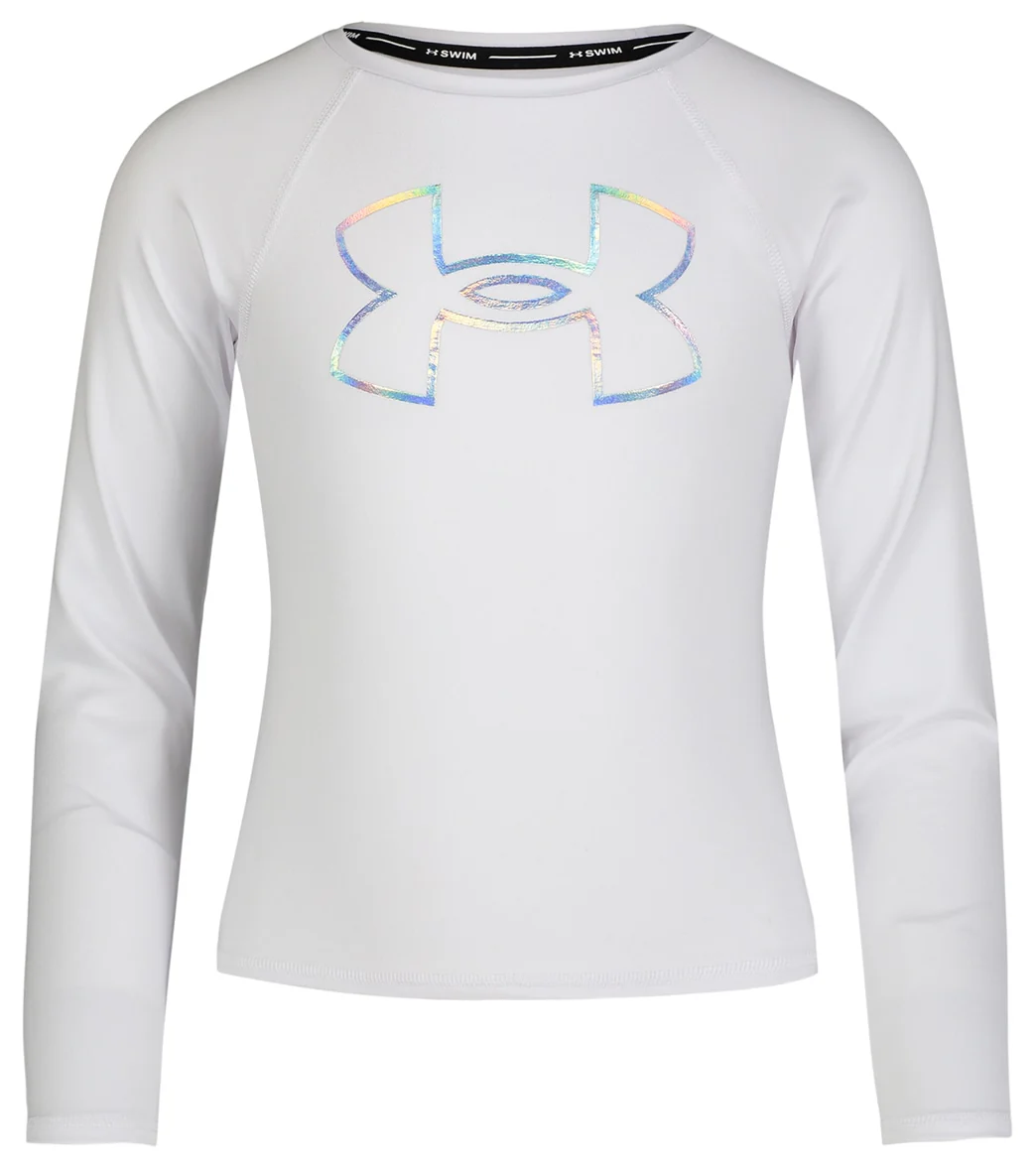 Under Armour Girls' UA Core Rashguard (Big Kid) - Image 10