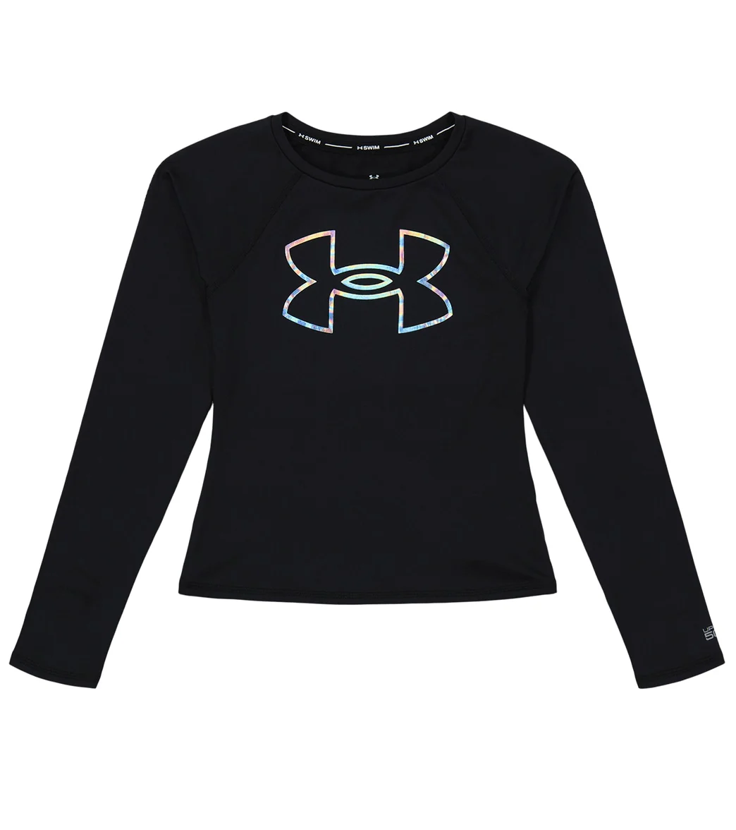 Under Armour Girls' UA Core Rashguard (Big Kid) - Image 14