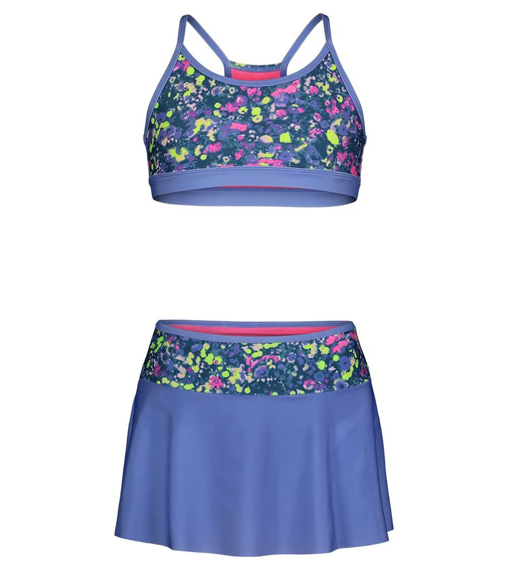 Under Armour Girls' UA Two Piece Swim Skirt Set (Toddler, Little Kid) - Image 5