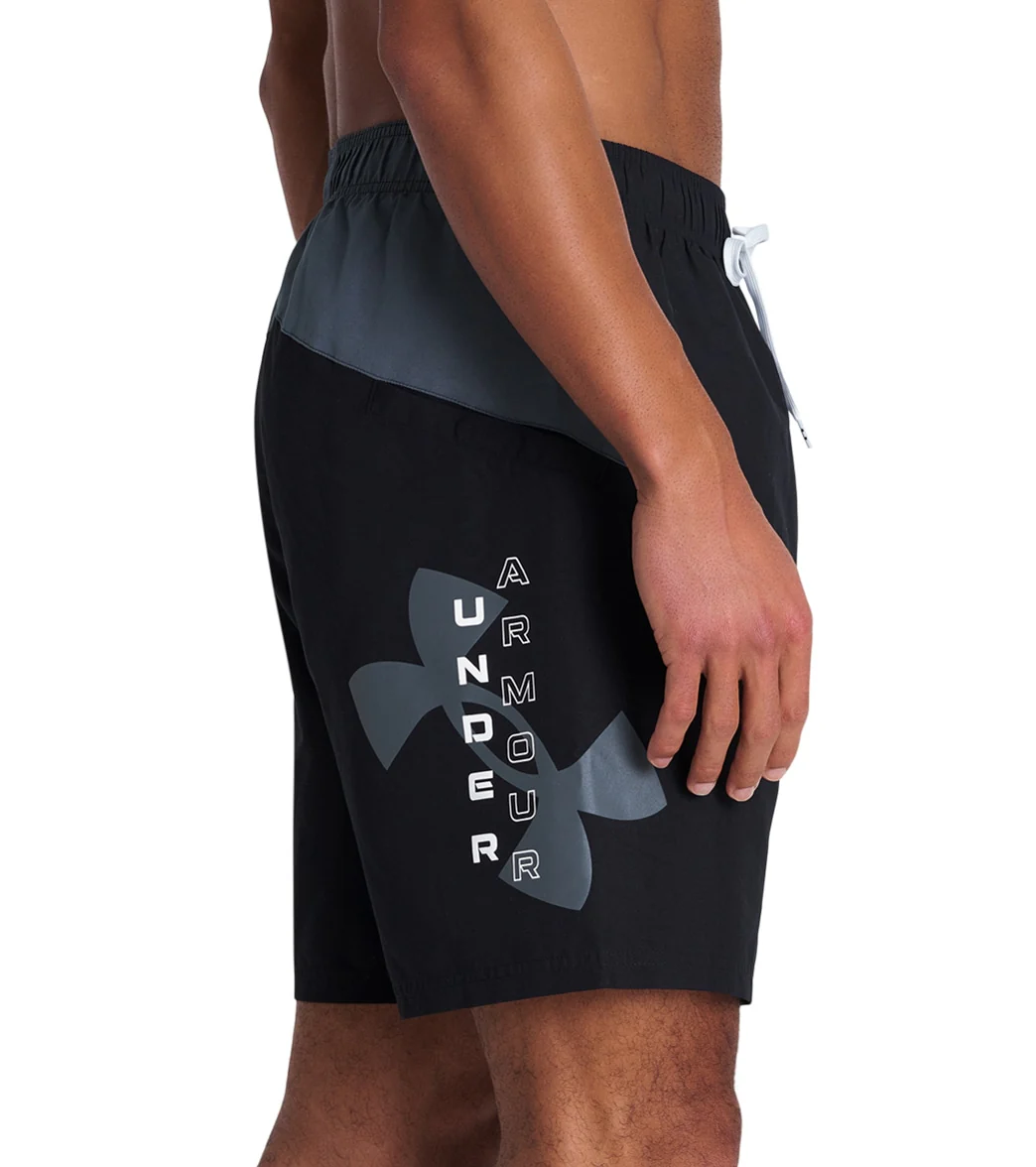 Under Armour Men's 20" Point Breeze Colorblock Swim Trunks - Image 12