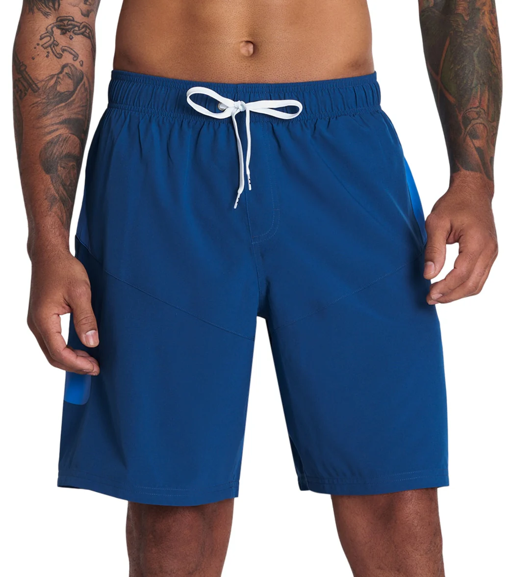 Under Armour Men's 20" Point Breeze Colorblock Swim Trunks - Image 6