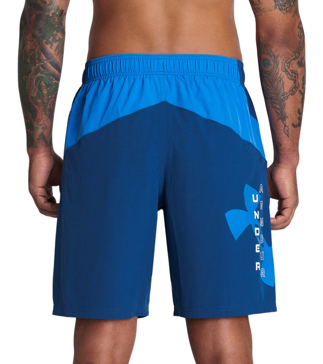 Under Armour Men's 20" Point Breeze Colorblock Swim Trunks - Image 8