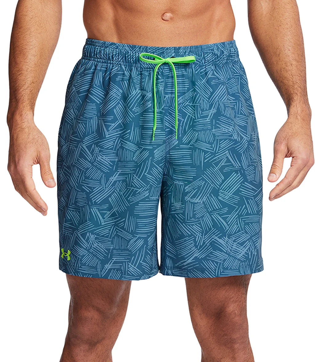 Under Armour Men's UA Palm Sketch Compression Swim Trunks - Image 12