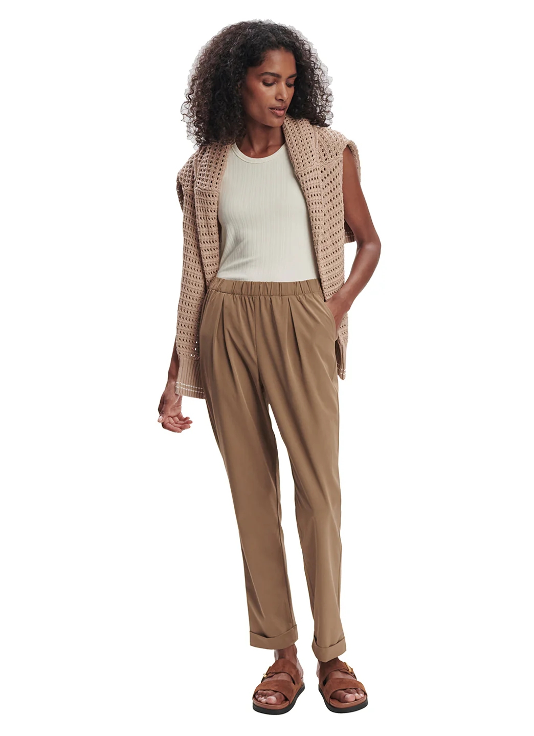 Varley Alana Slim Tapered Cuff 27" Pant - Image 5