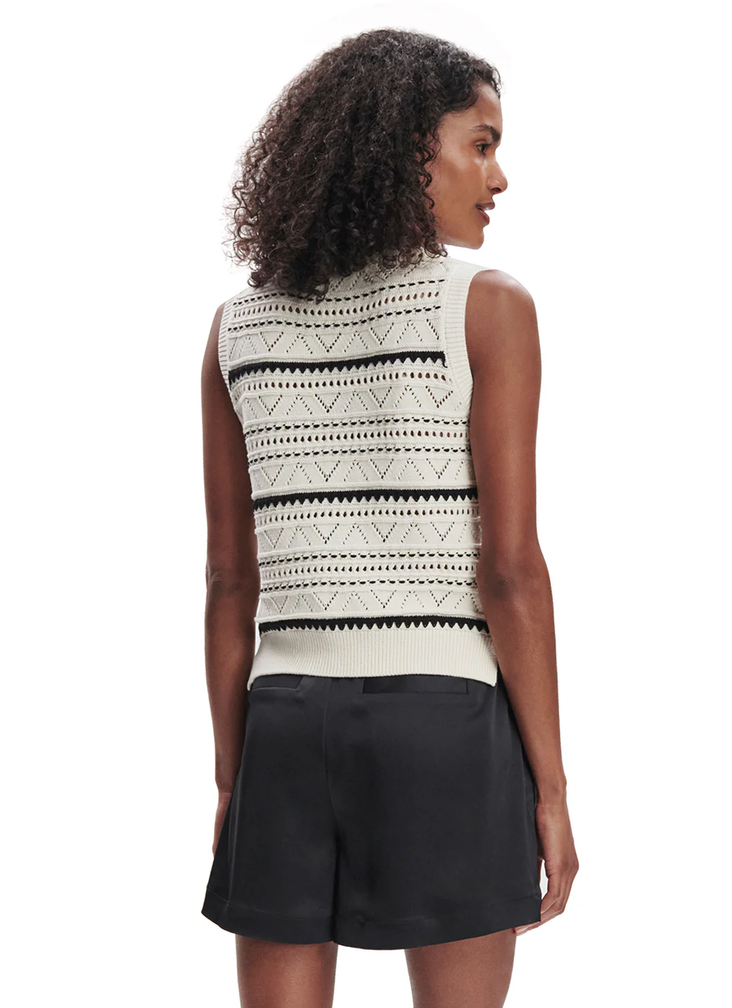 Varley Athena Pointelle Knit Vest - Image 4