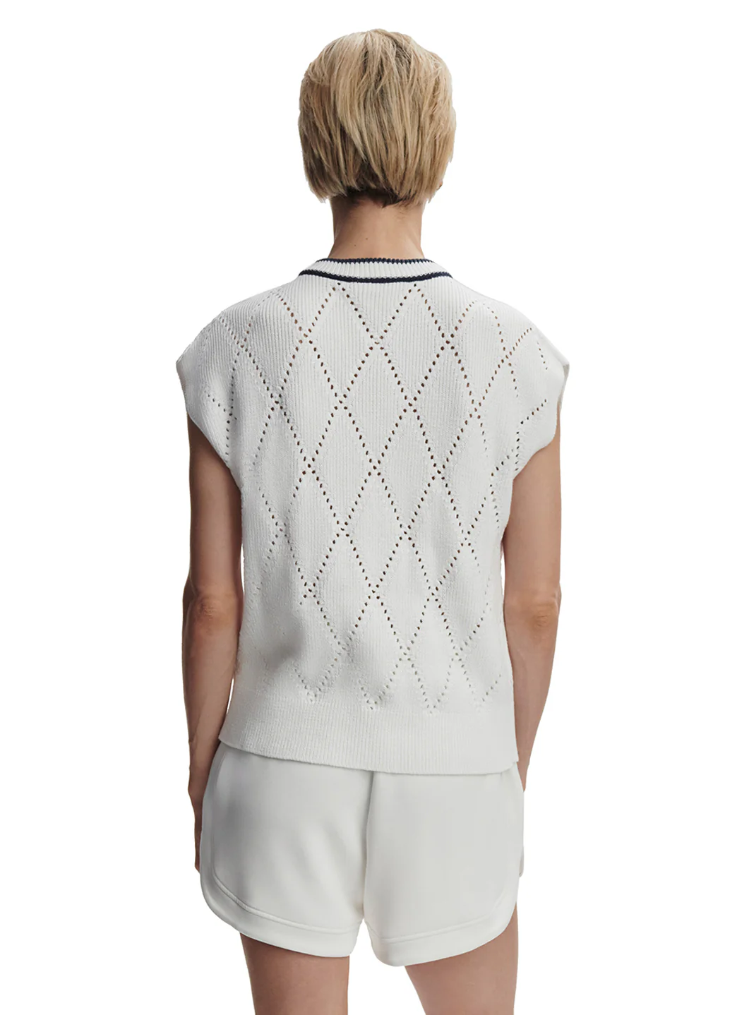 Varley Beaton Diamond Knit Top - Image 5