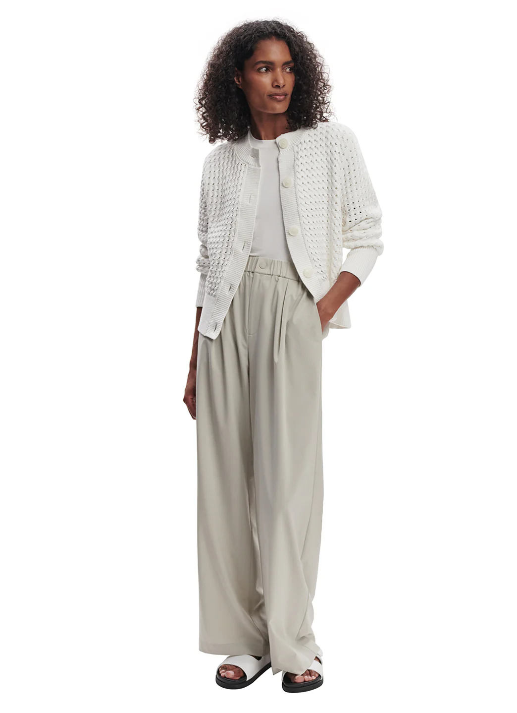 Varley Bettina Textured Knit Jacket - Image 6