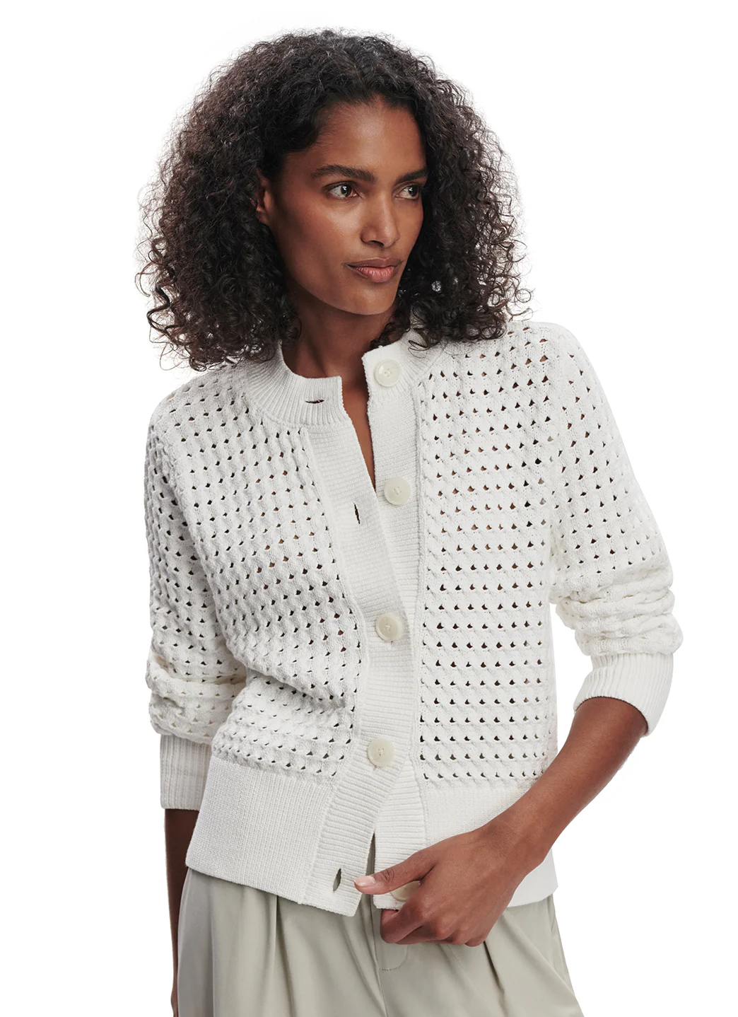 Varley Bettina Textured Knit Jacket - Image 7