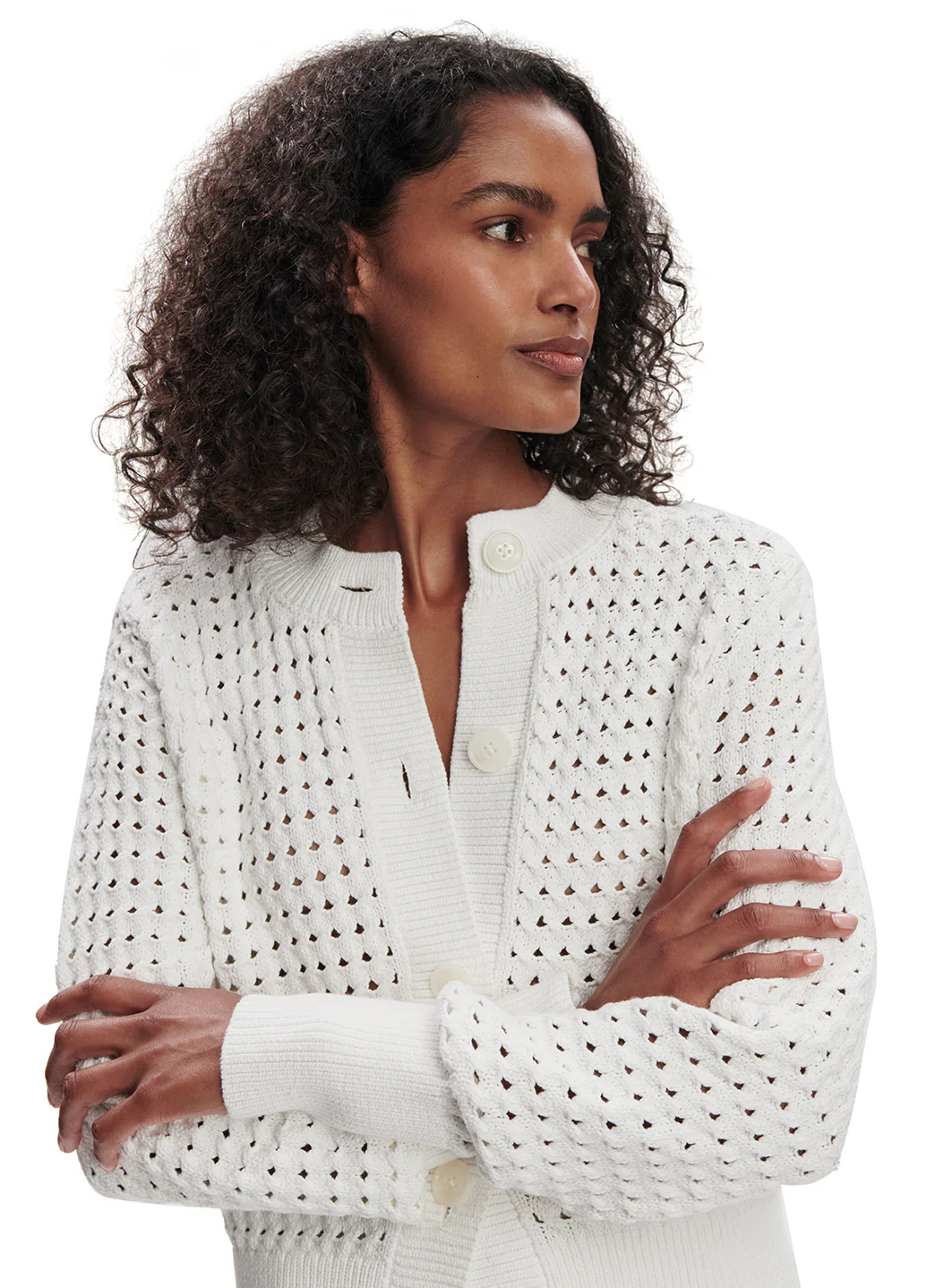 Varley Bettina Textured Knit Jacket - Image 8