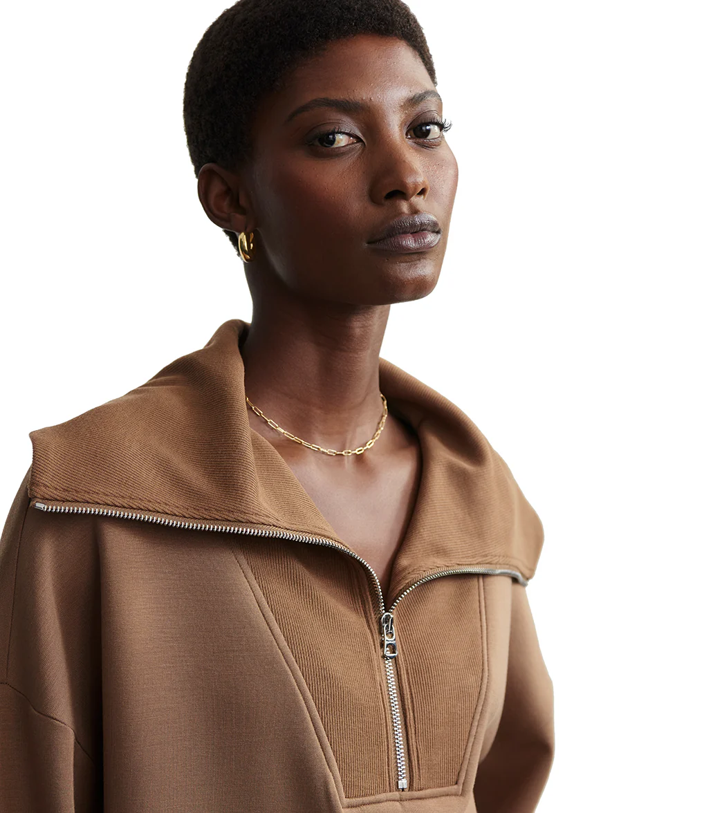 Varley Catherine Half Zip Sweat - Image 6