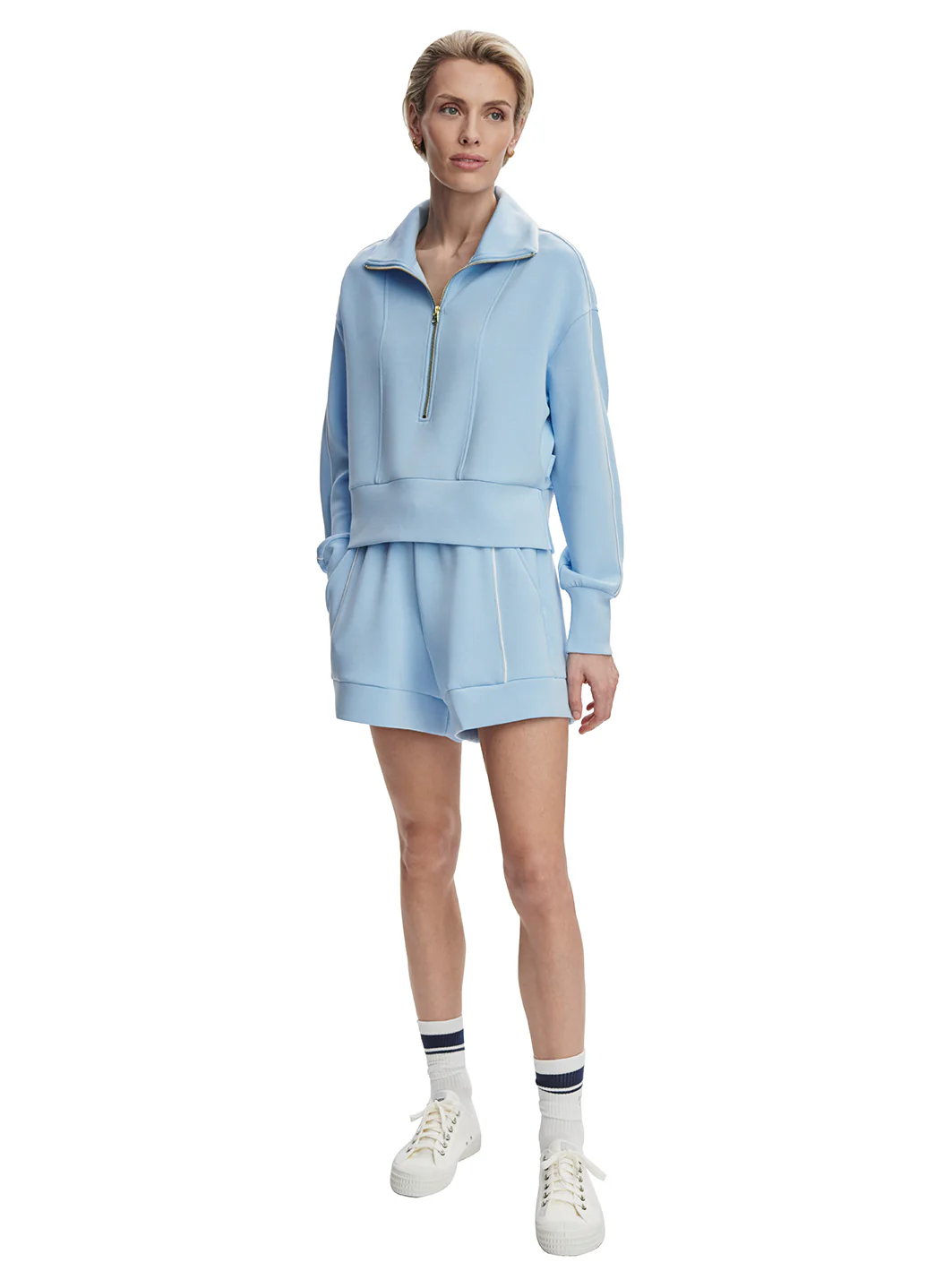 Varley Davenport Half Zip Sweater - Image 15