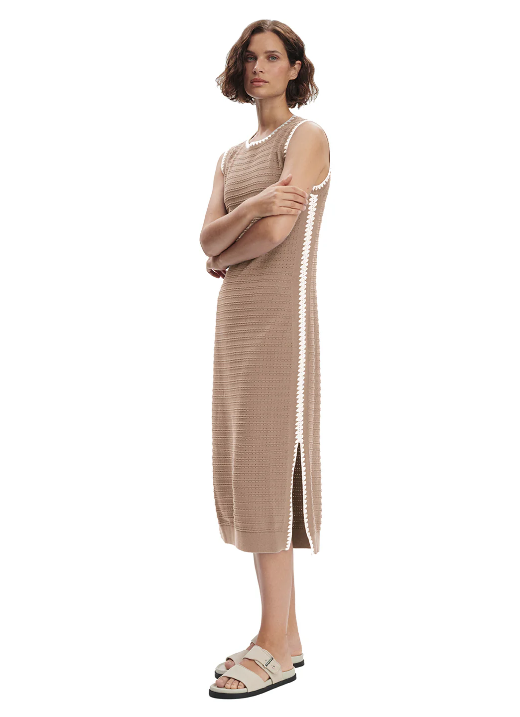 Varley Dwight Tank Knit Mini Dress - Image 3