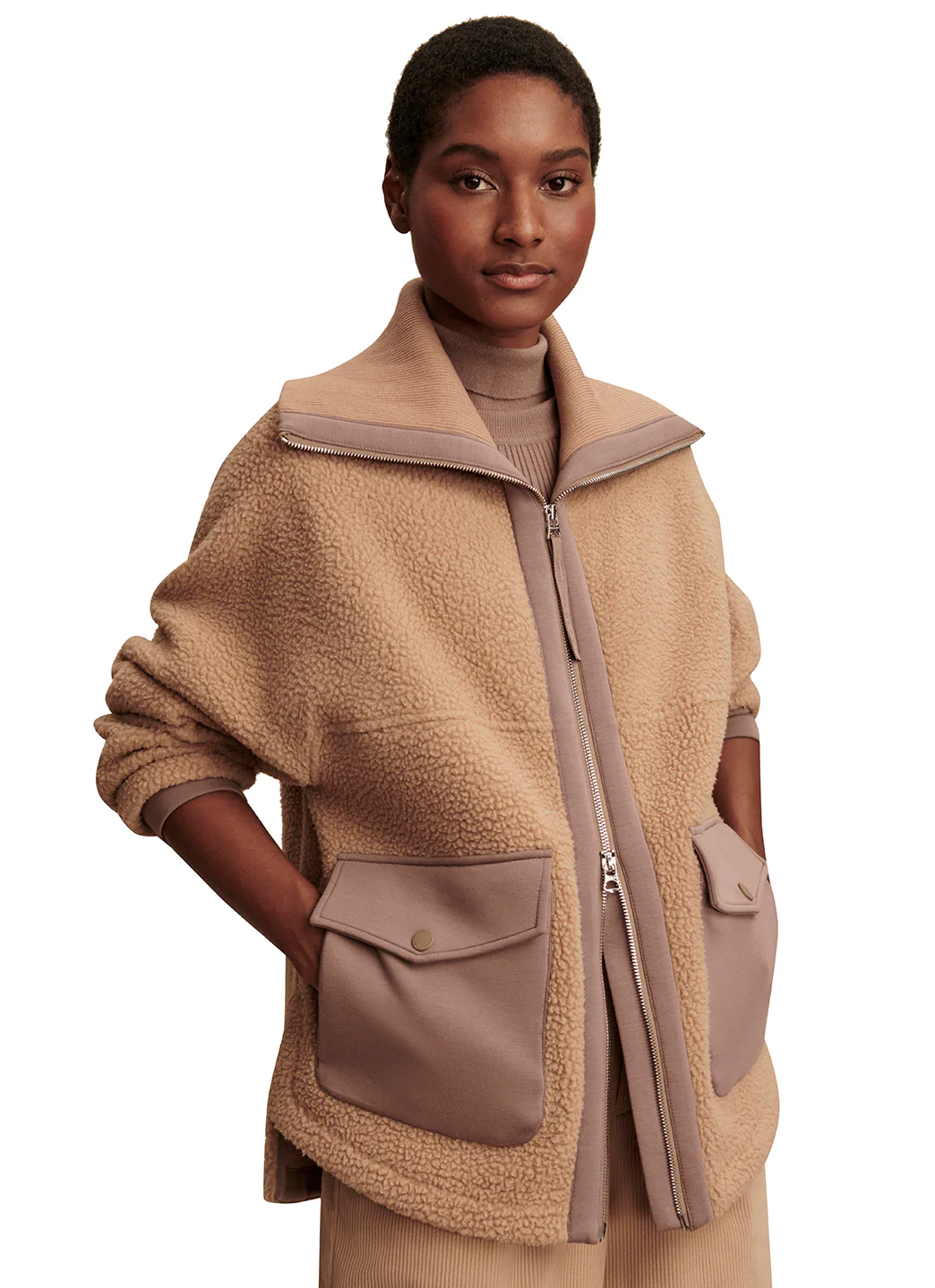 Varley Eleanor Patch Pocket Fleece Jacket - Image 2