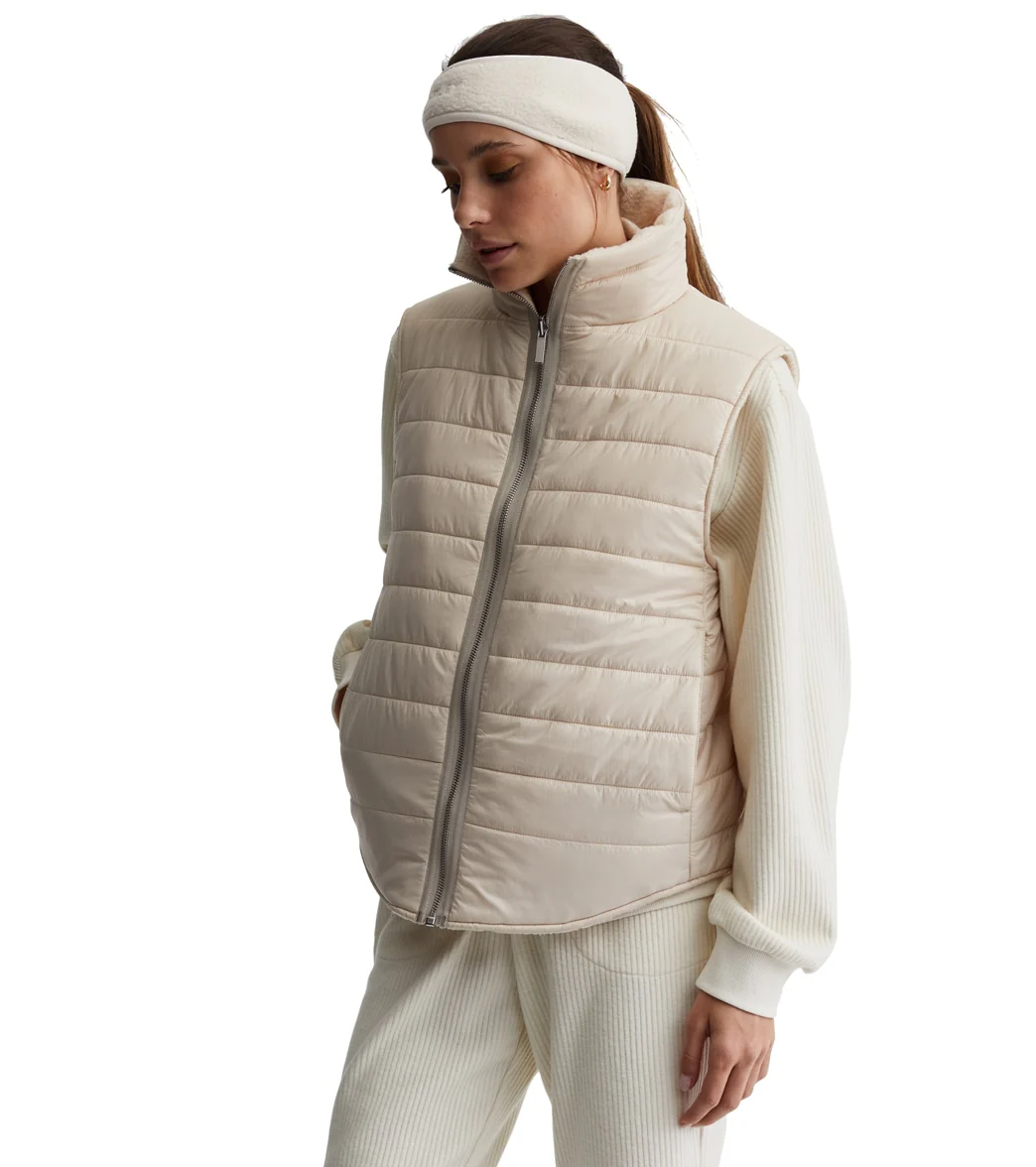 Varley Ellis Reversible Quilt Gilet - Image 10