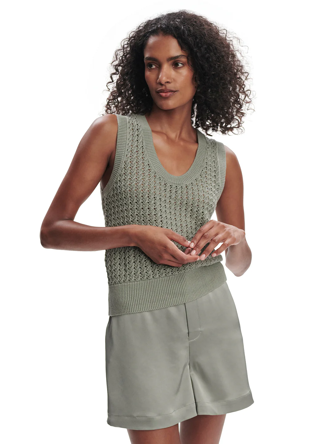 Varley Ferns Open Knit Tank - Image 3