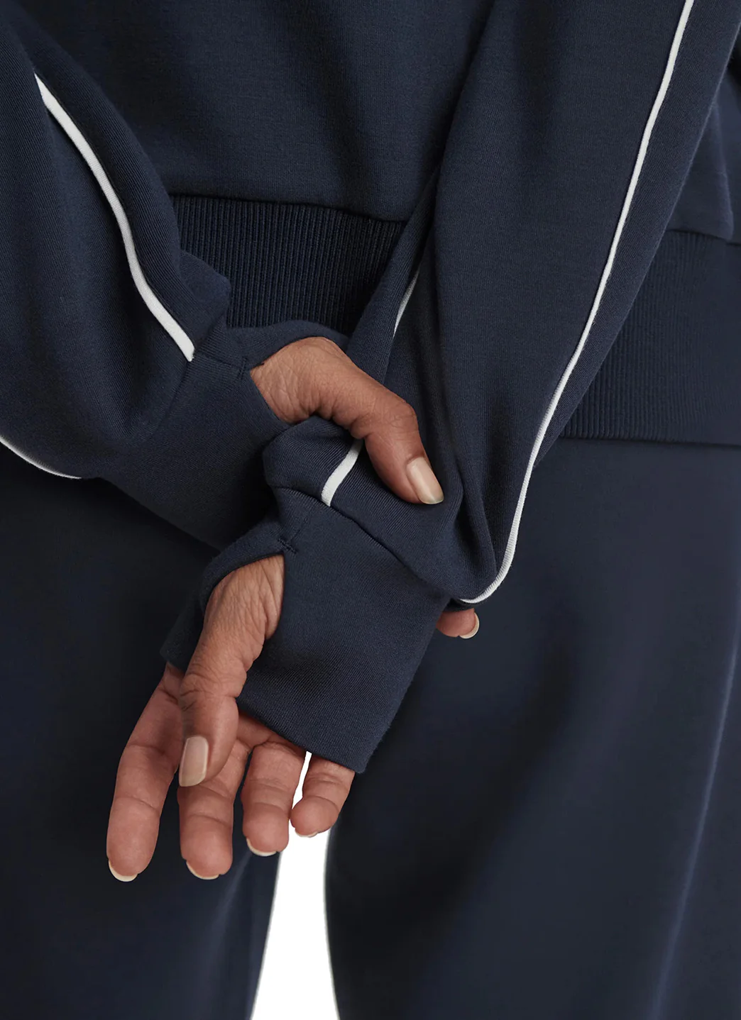 Varley Gia Zip Through Hooded Sweater Jacket - Image 5