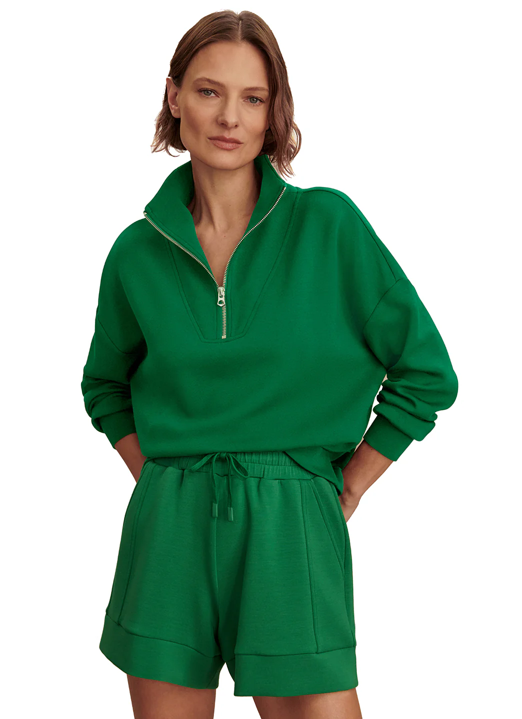 Varley Hawley Half Zip Sweatshirt - Image 23