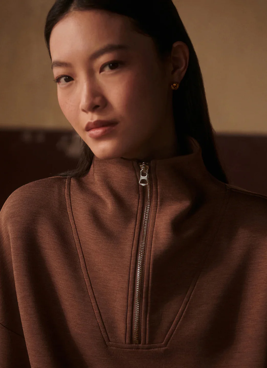 Varley Hawley Half Zip Sweatshirt - Image 5