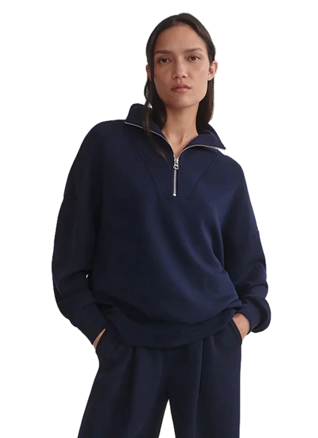 Varley Hawley Half Zip Sweatshirt - Image 8