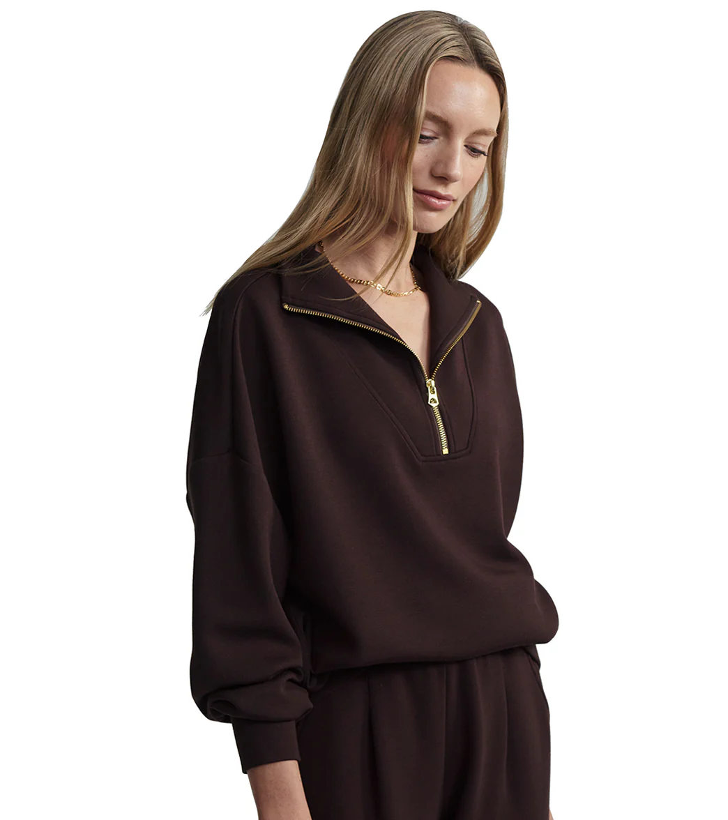 Varley Hawley Half Zip Sweatshirt - Image 86