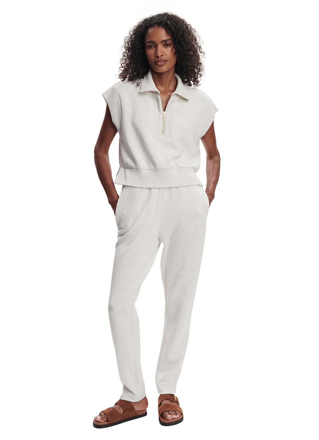 Varley Kelly Half Zip Sweater Top - Image 13