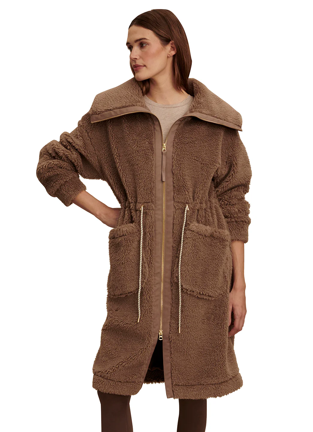 Varley Logan Sherpa Coat - Image 2