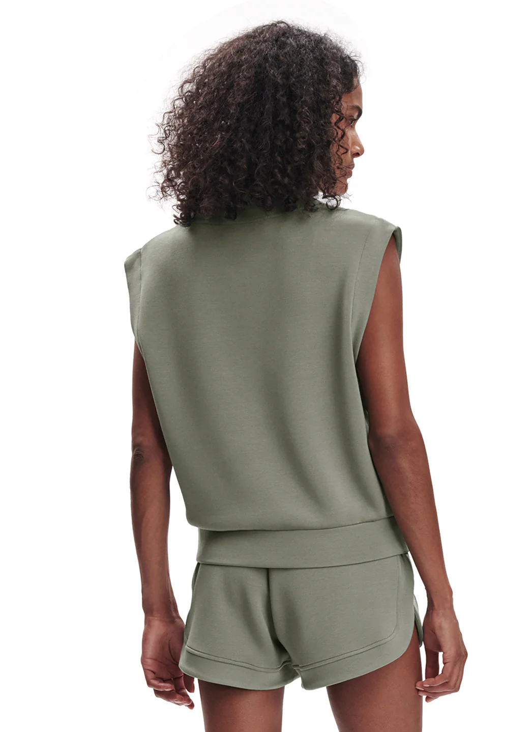 Varley Loretta Half Zip Sleeveless Sweatshirt - Image 4