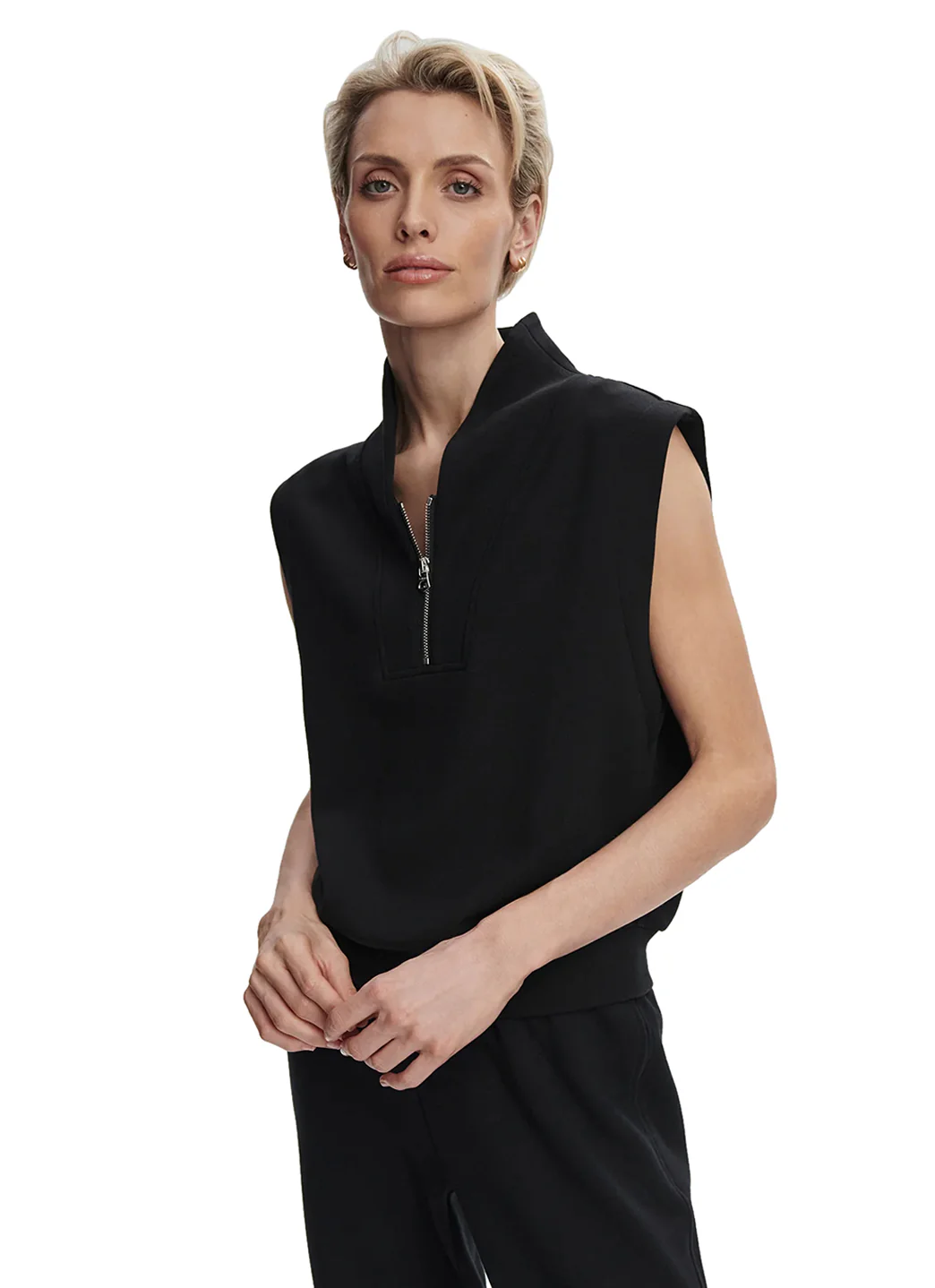 Varley Loretta Half Zip Sleeveless Sweatshirt - Image 8