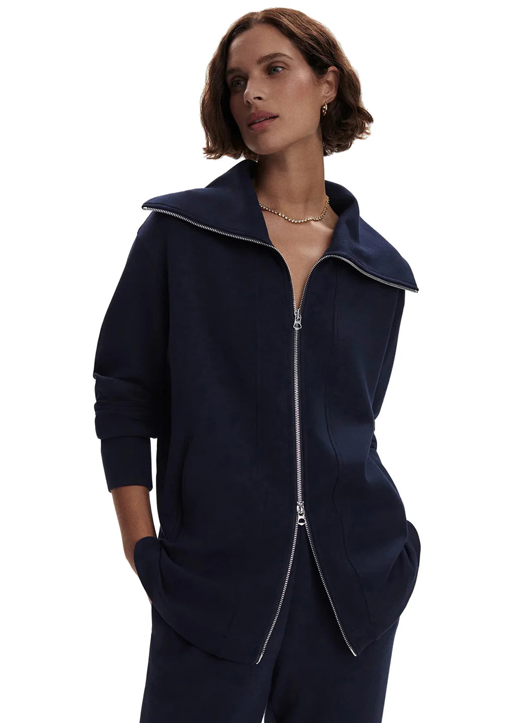 Varley Raleigh Zip Through Sweater - Image 7