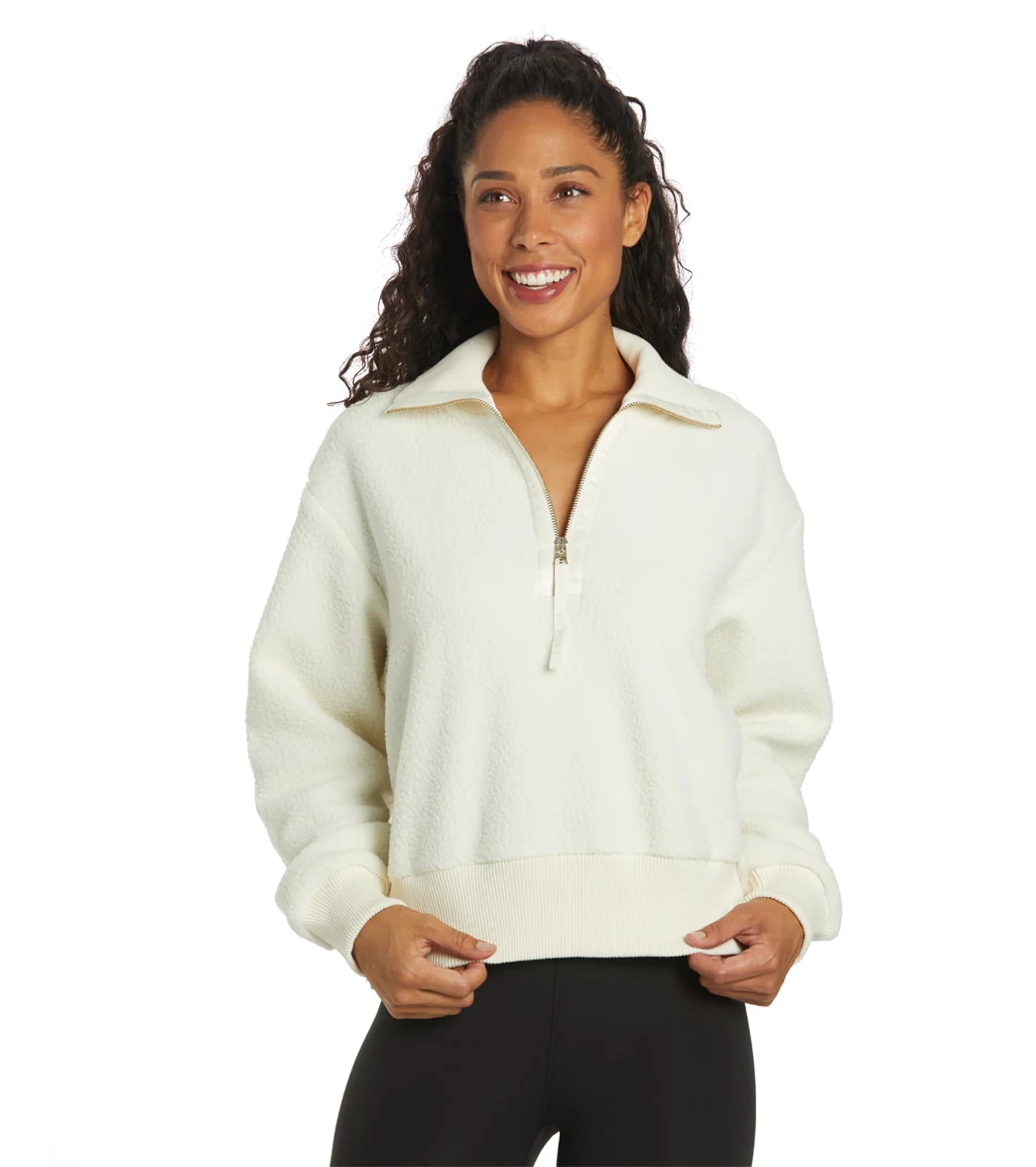 Varley Roselle Half Zip Fleece Pullover - Image 23
