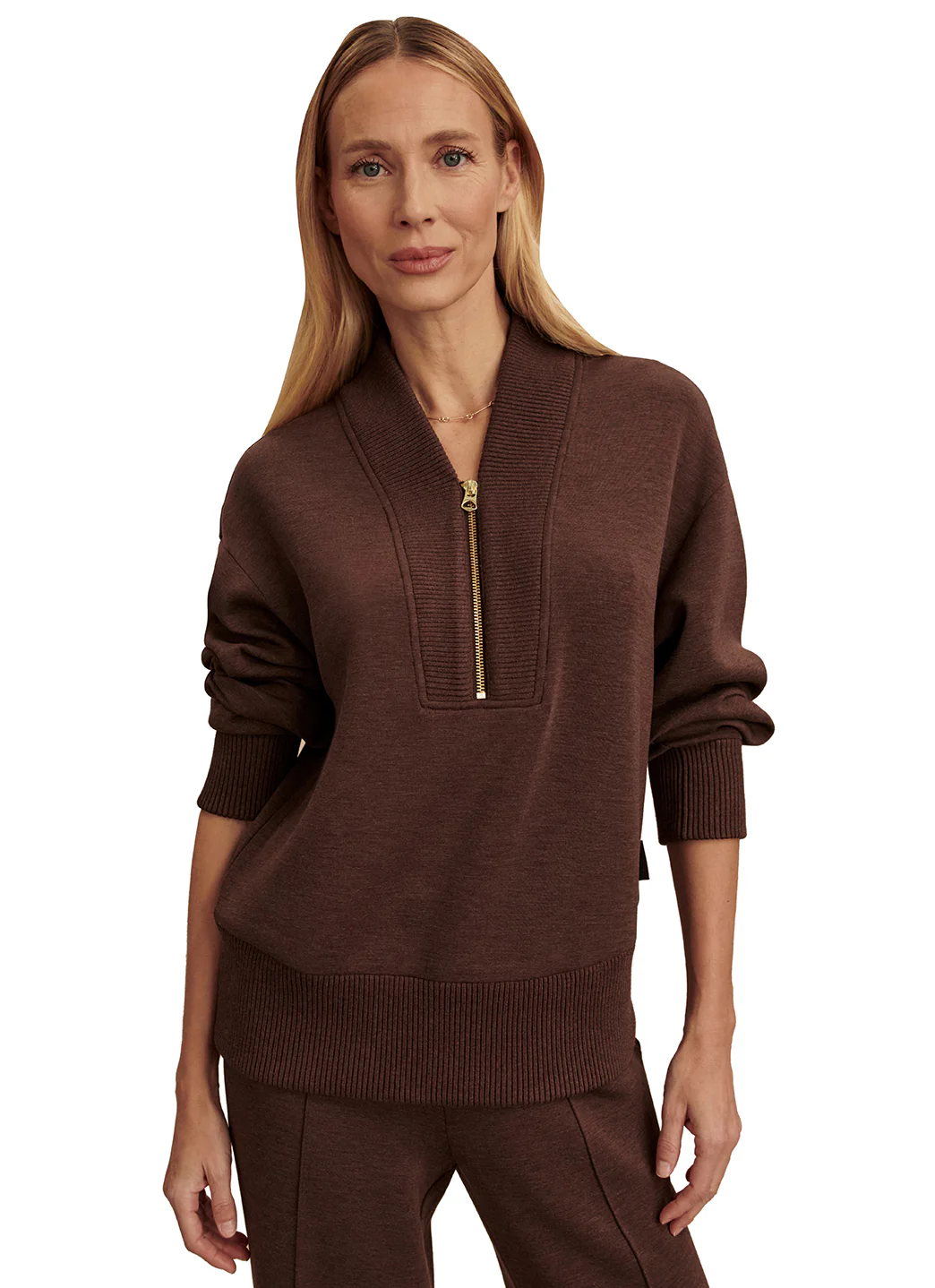 Varley Sally Half Zip Sweater - Image 3