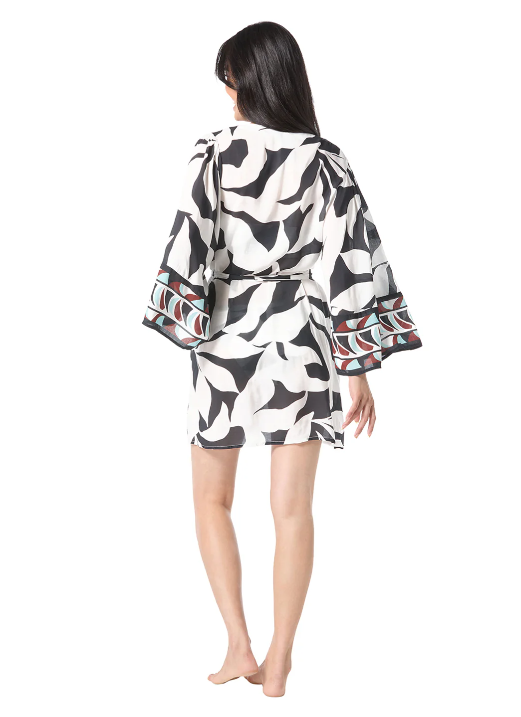 Vince Camuto Women's Midnight Shadow Robe Cover Up - Image 4