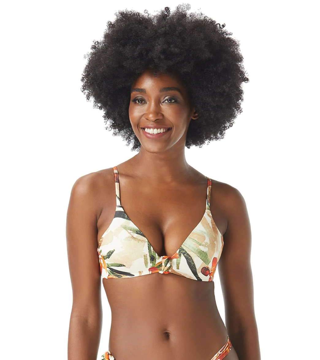 Vince Camuto Women's Seychelle Floral Knotted Bikini Top - Image 2