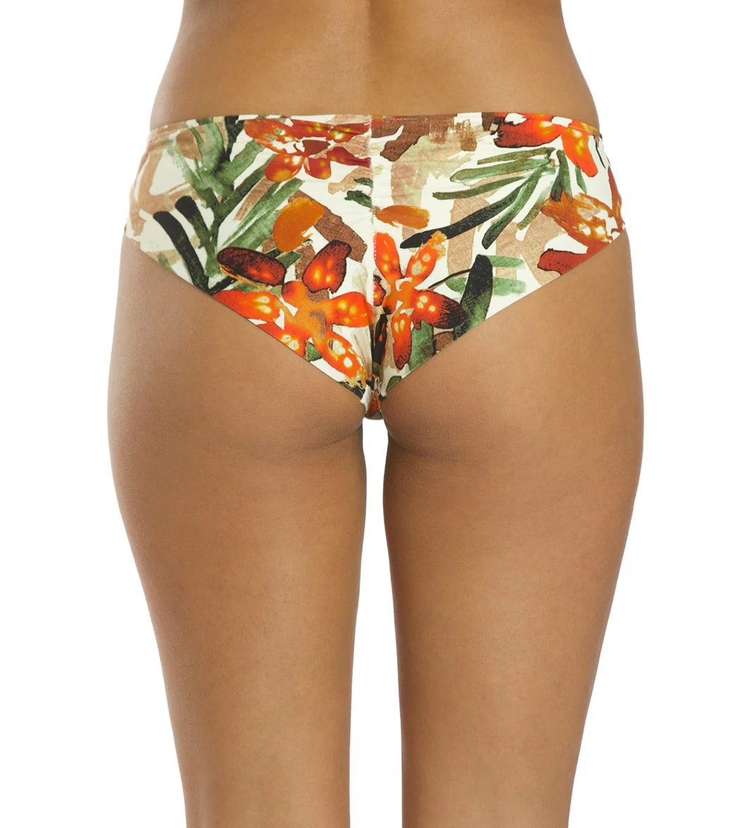 Vince Camuto Women's Seychelle Floral Shirred Smooth Fit Bikini Bottom - Image 3