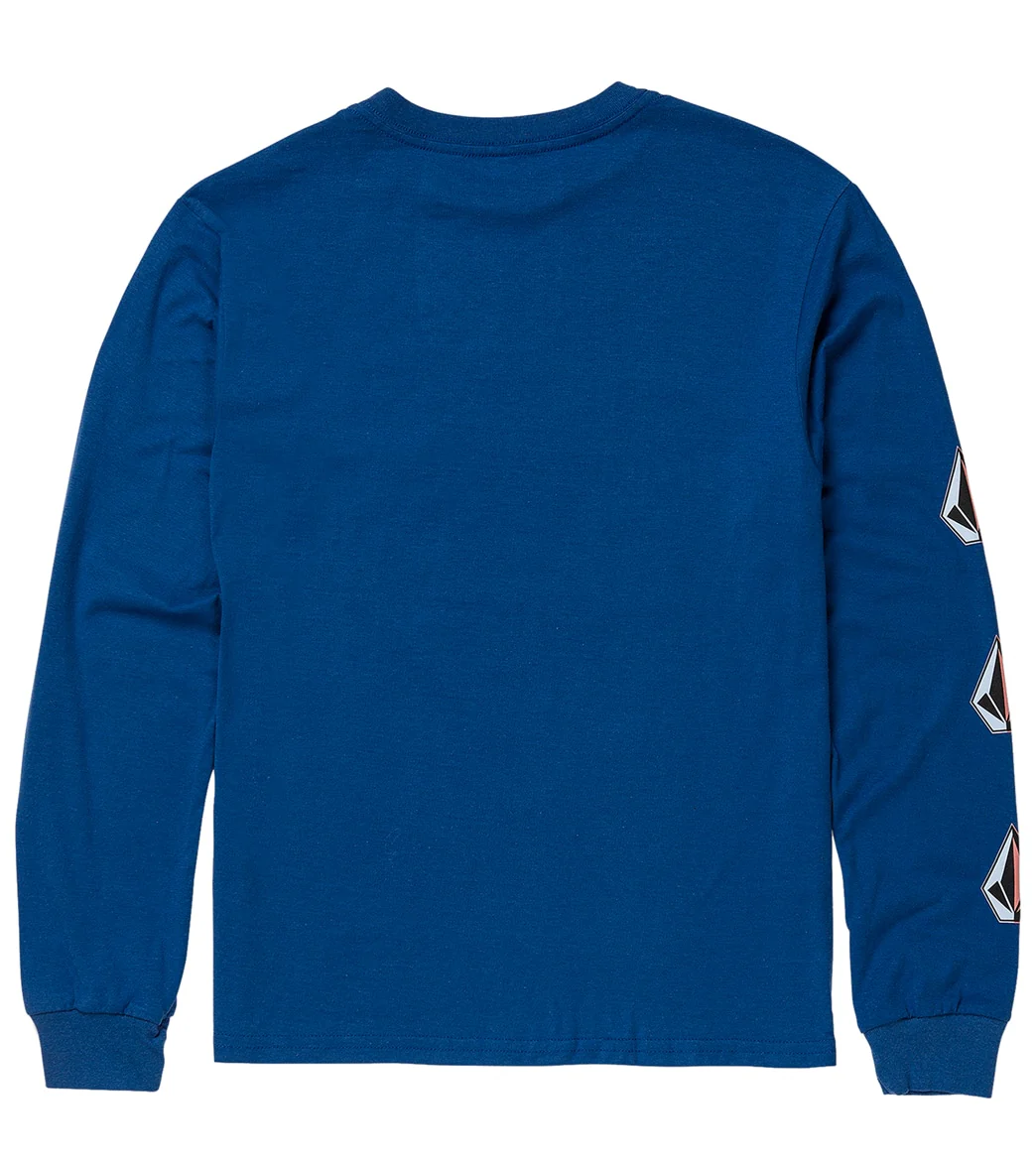 Volcom Boys' Iconic Stone Long Sleeve Tee (Big Kid) - Image 2