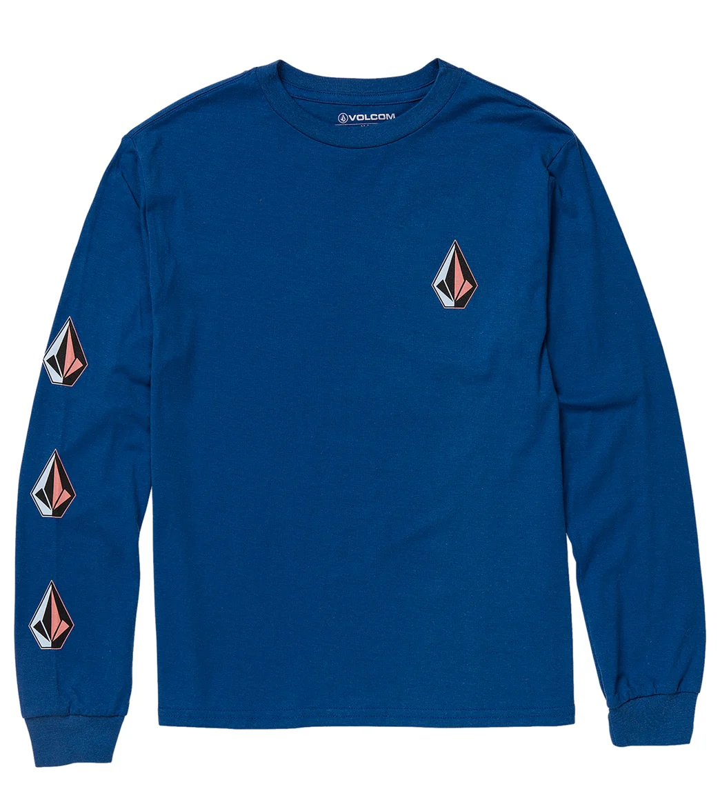 Volcom Boys' Iconic Stone Long Sleeve Tee (Big Kid) - Image 4