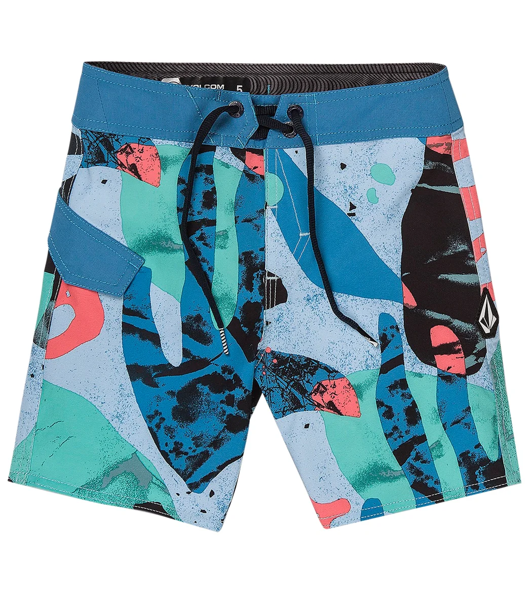 Volcom Boys' Knife Aquatic Mod Boardshorts (Toddler, Little Kid) - Image 4