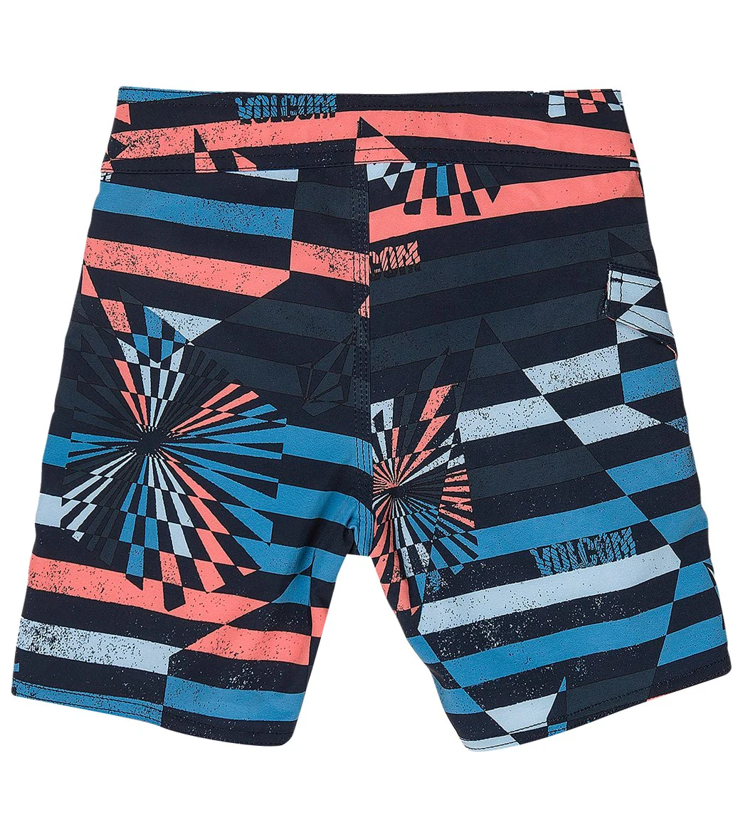 Volcom Boys' Mod Stone Stripe Boardshorts (Toddler, Little Kid) - Image 12