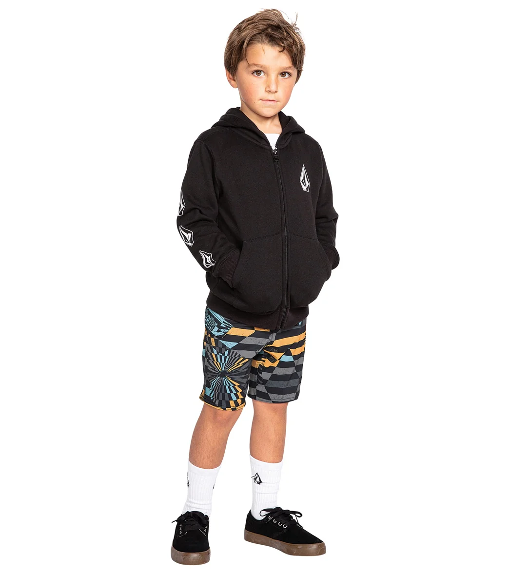 Volcom Boys' Mod Stone Stripe Boardshorts (Toddler, Little Kid) - Image 3