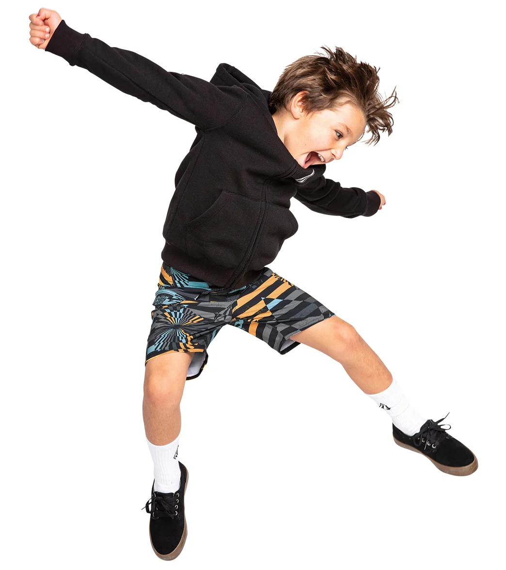Volcom Boys' Mod Stone Stripe Boardshorts (Toddler, Little Kid) - Image 4
