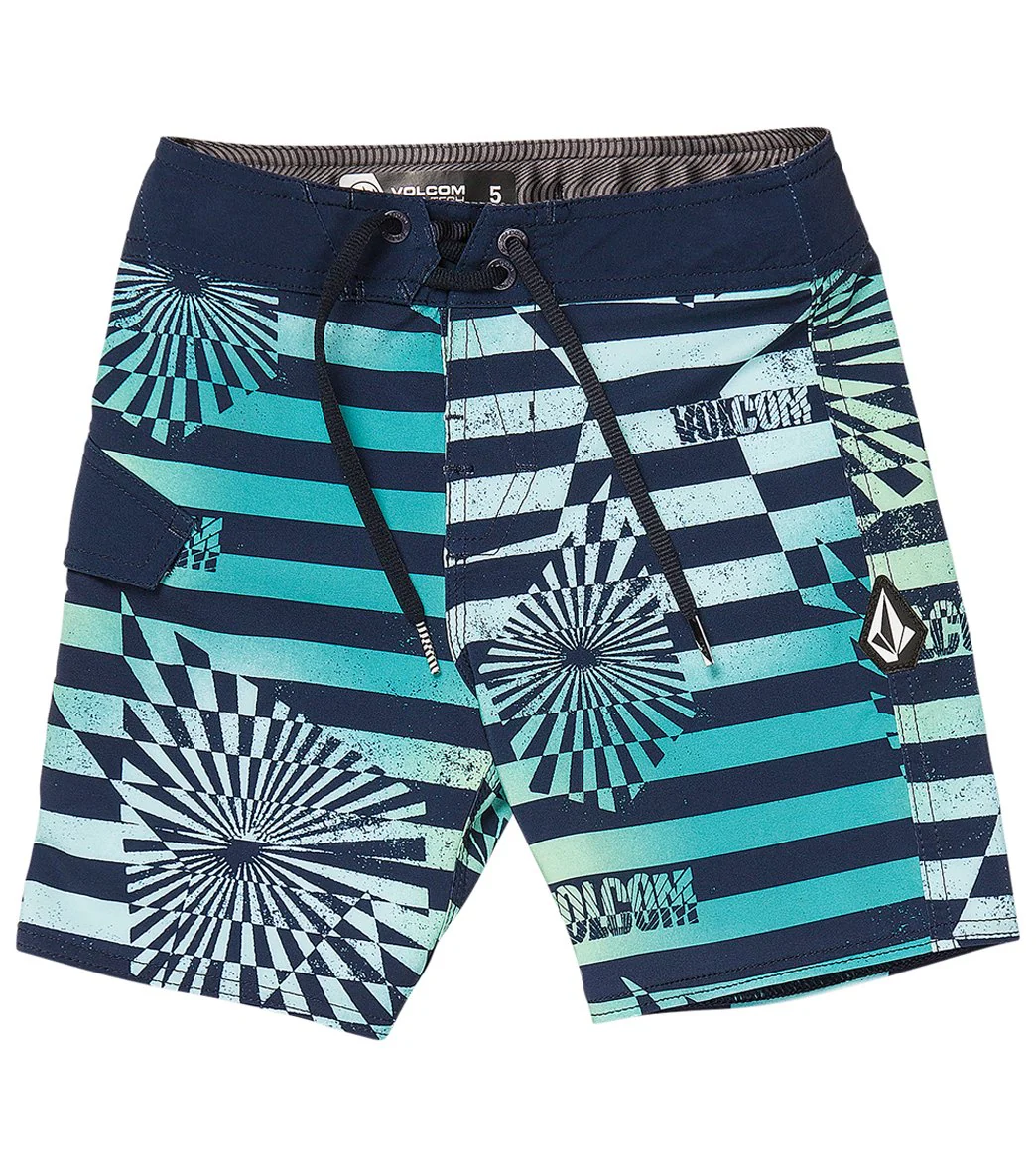 Volcom Boys' Mod Stone Stripe Boardshorts (Toddler, Little Kid) - Image 7