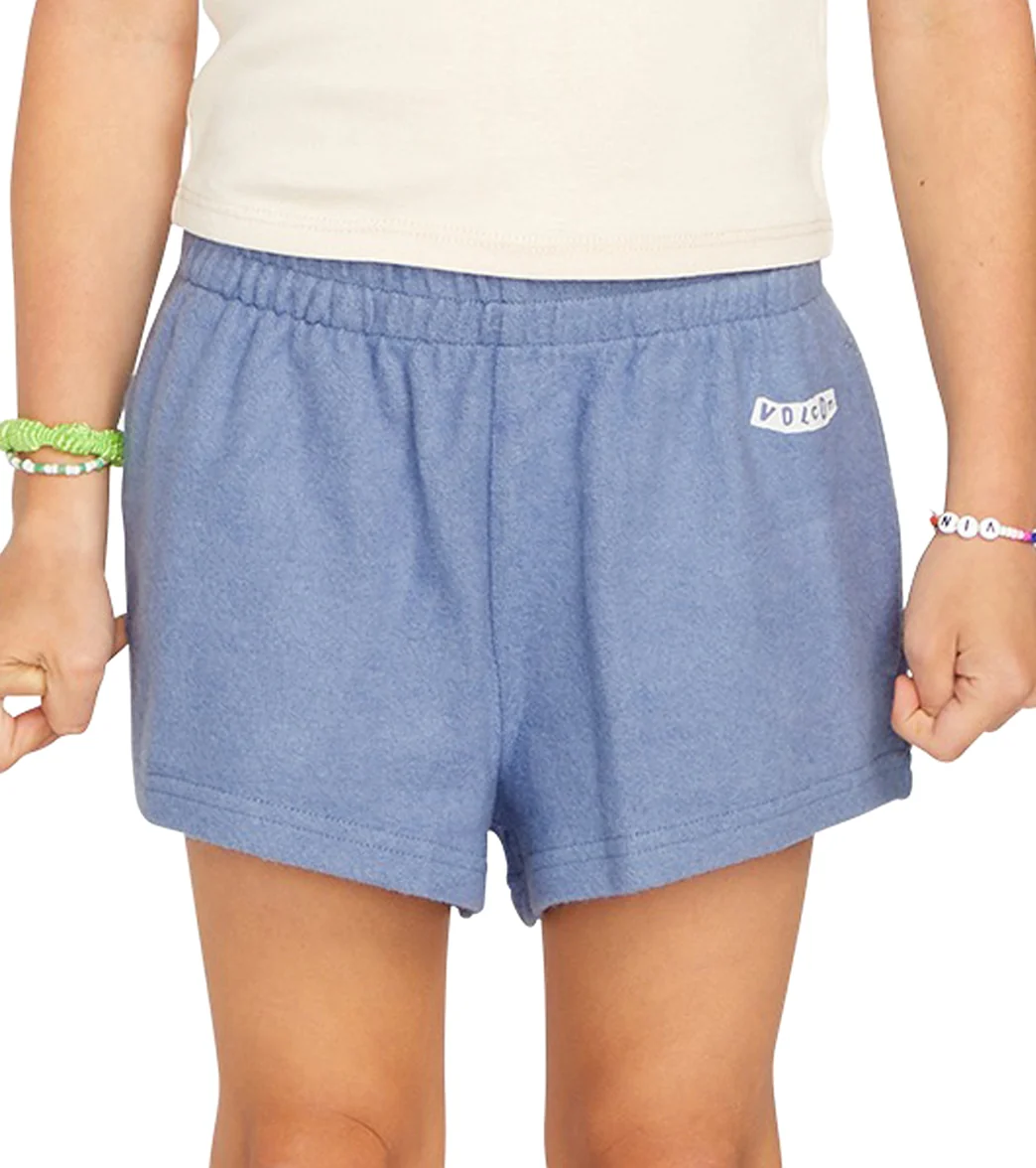 Volcom Girls' Lil Fleece Shorts (Little Kid, Big Kid) - Image 4
