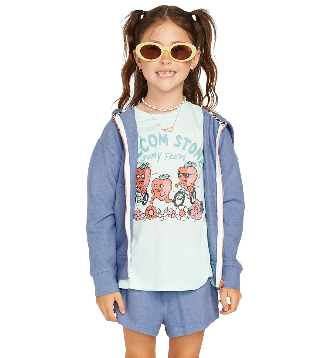 Volcom Girls' Lil Zip Fleece Hoodie (Big Kid) - Image 11