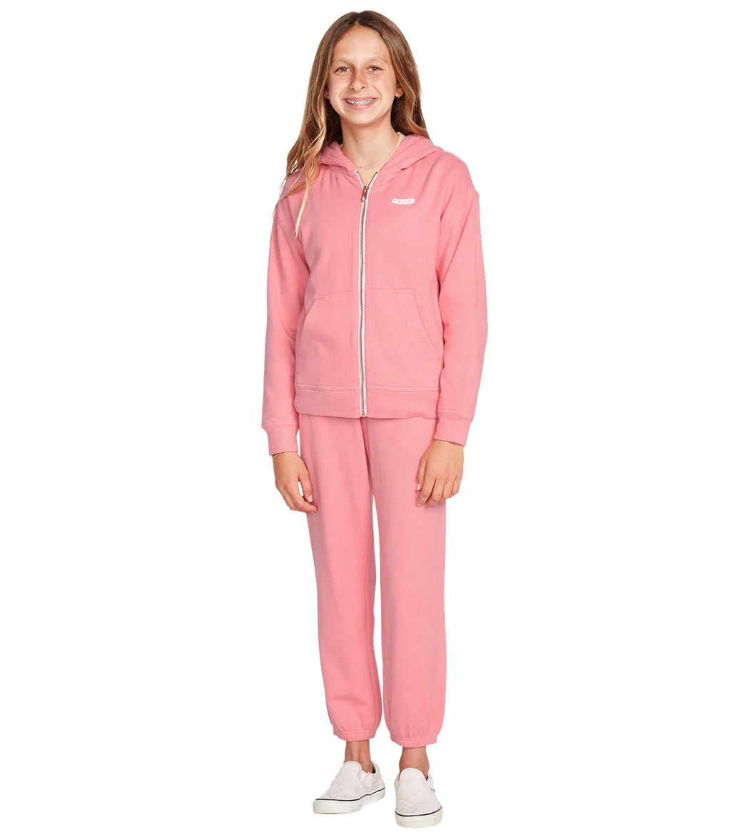 Volcom Girls' Lil Zip Fleece Hoodie (Big Kid) - Image 16