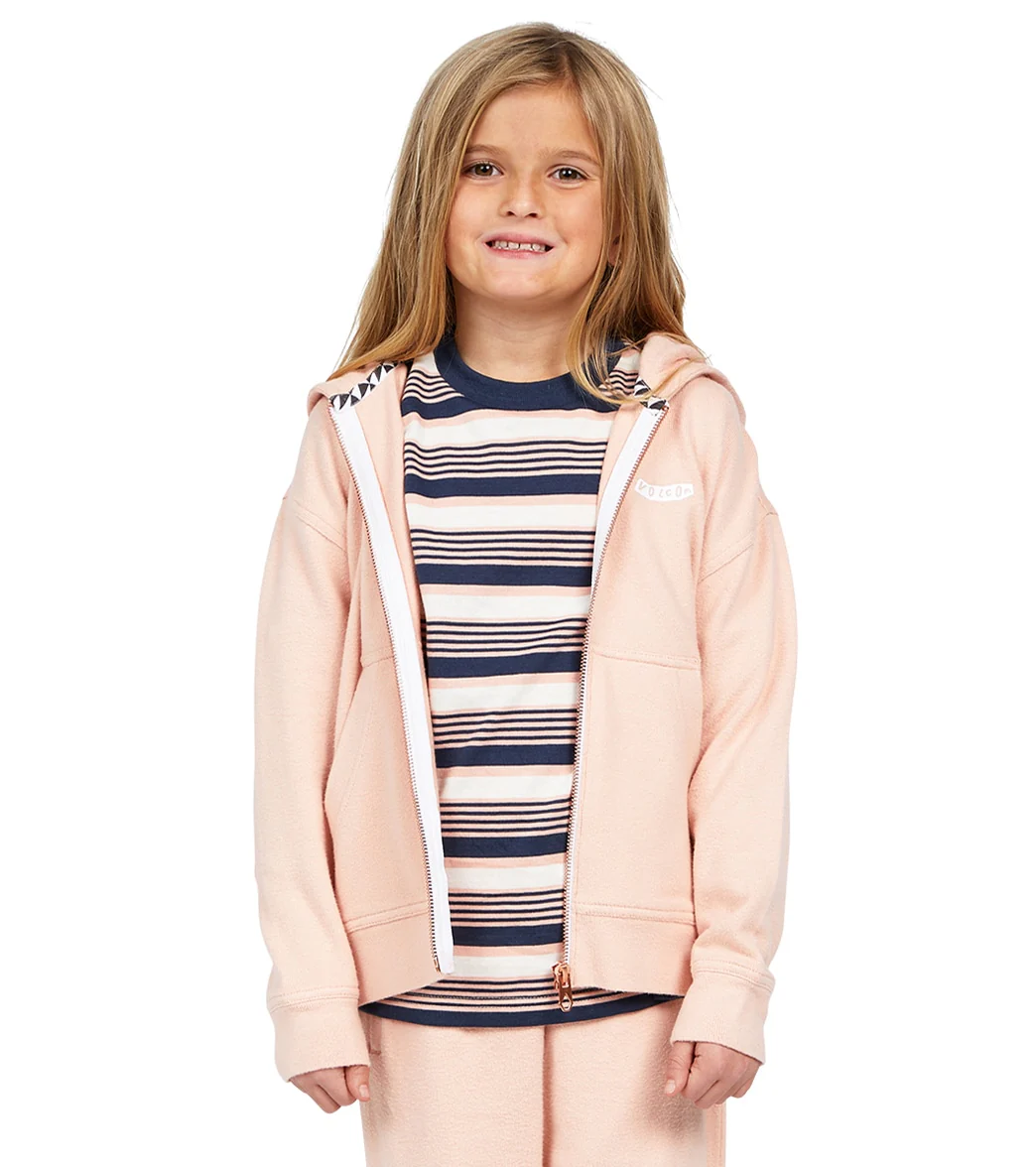 Volcom Girls' Lil Zip Fleece Hoodie (Big Kid) - Image 3