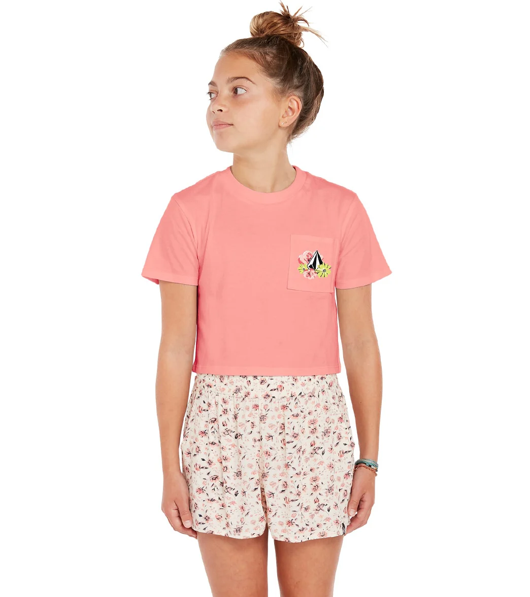 Volcom Girls' Pocket Dial Tee (Little Kid, Big Kid) - Image 5